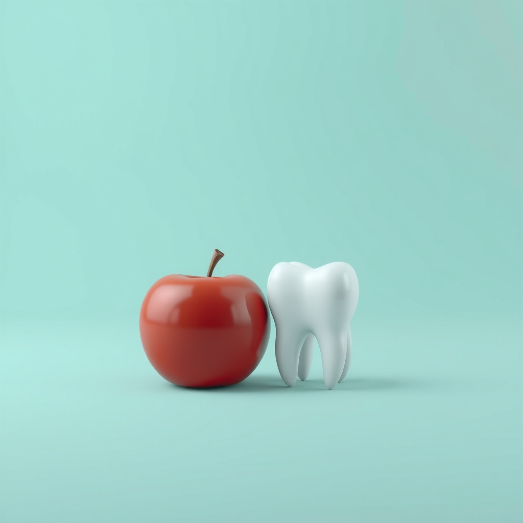Illustration: Foods and Drinks That Strengthen Teeth vs Cause Cavities