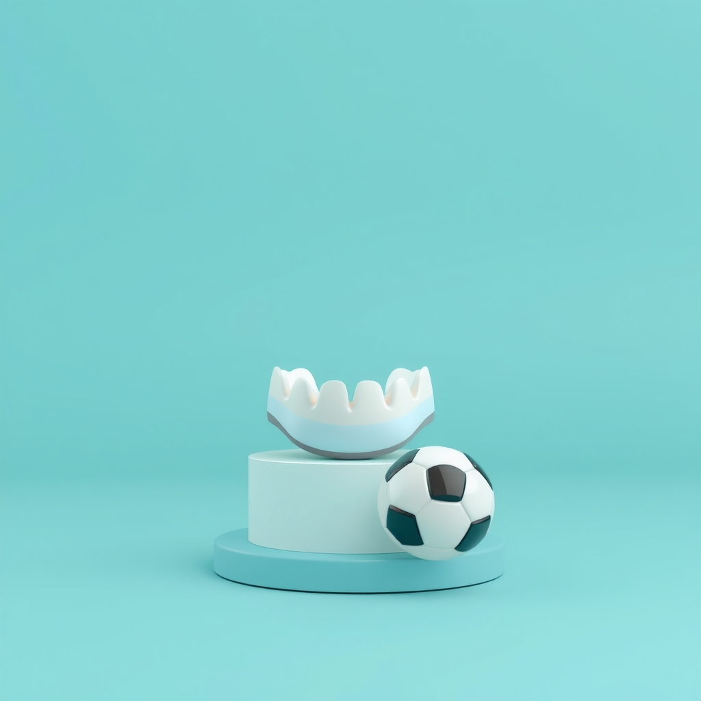 Illustration: Custom-Fitted Sports Mouthguards: Protecting Teeth During Athletic Activities